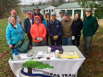 Earth Day Rail Trail Clean up 2019